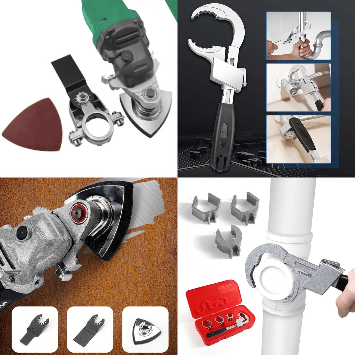 ROSH - Adaptador Multifuncional + Llave de Gasfitería Premium