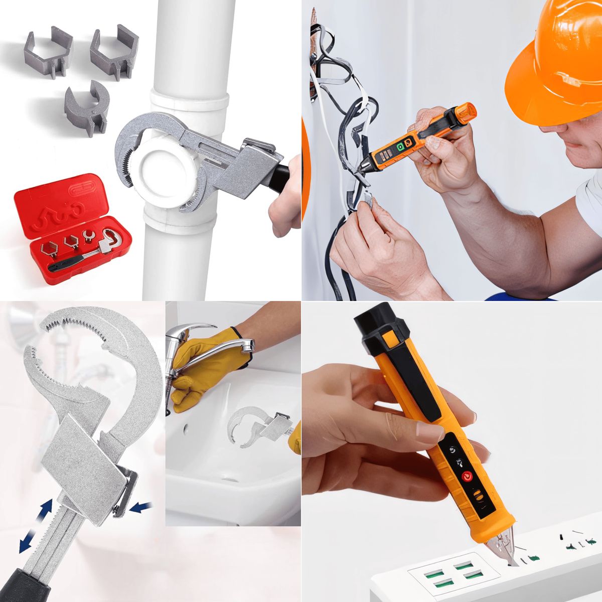 ROSH - Medidor de Voltaje + Adaptador Multiuso ¡Combo Infaltable