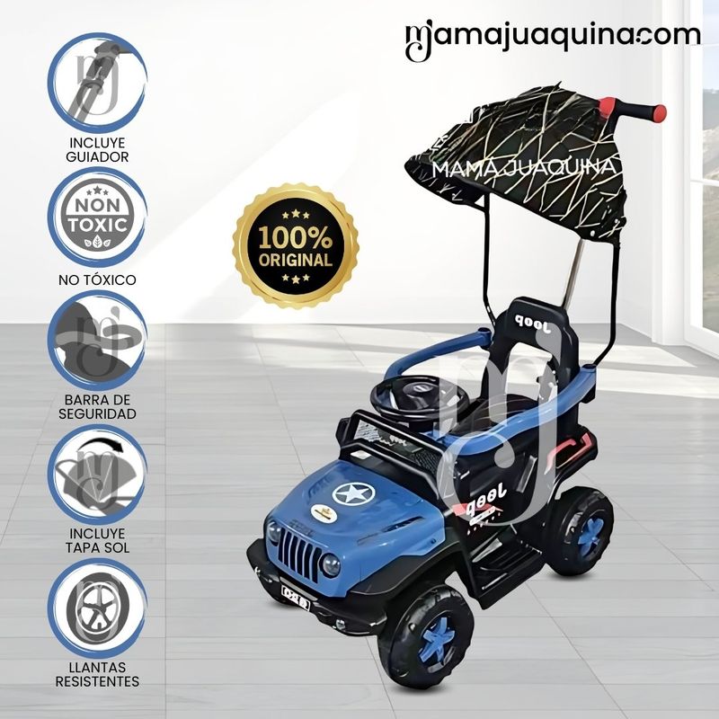 BABY - Correpasillo Guiador Jeep «ATV STAR» Blue