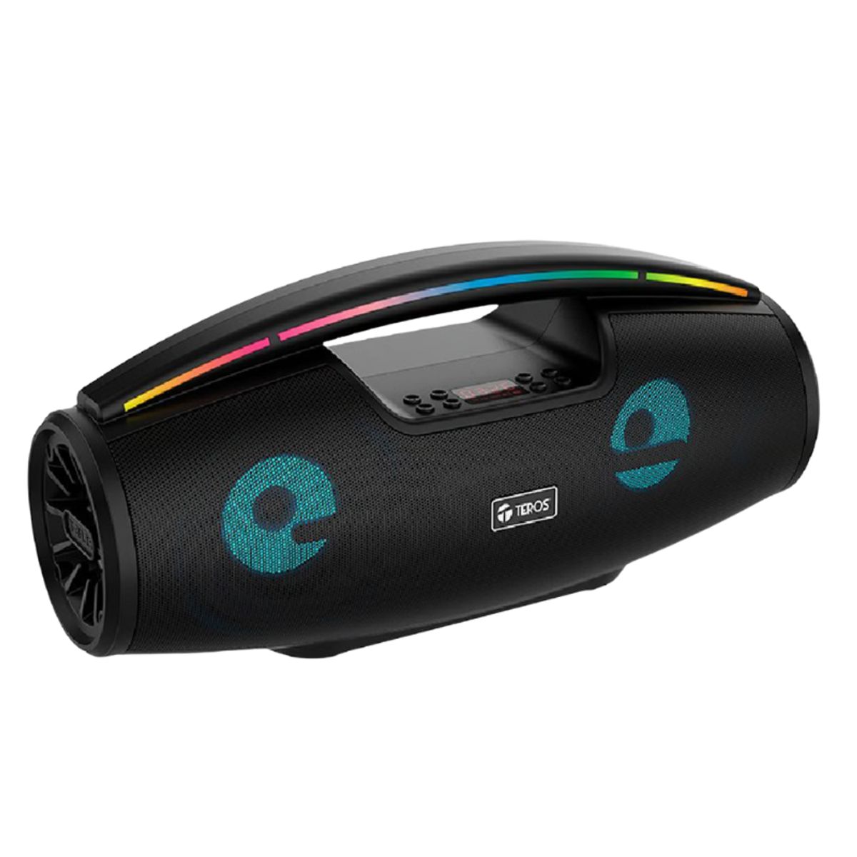 TEROS - Parlante TEROS TE-6042N, bluetooth, 20 W (2 x 10 W), 3000 mAh, negro