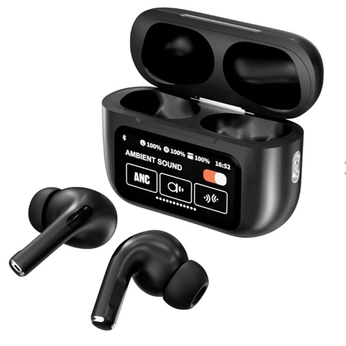 GENERICO - Audifono inalambrico Pantalla Tactil A9 PRO ANC  ENC TOUCH CONTROL