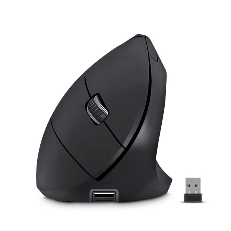 CYBERTEL - Mouse Ergonómico Inalámbrico Vertikal CYB M503RX - Cybertel