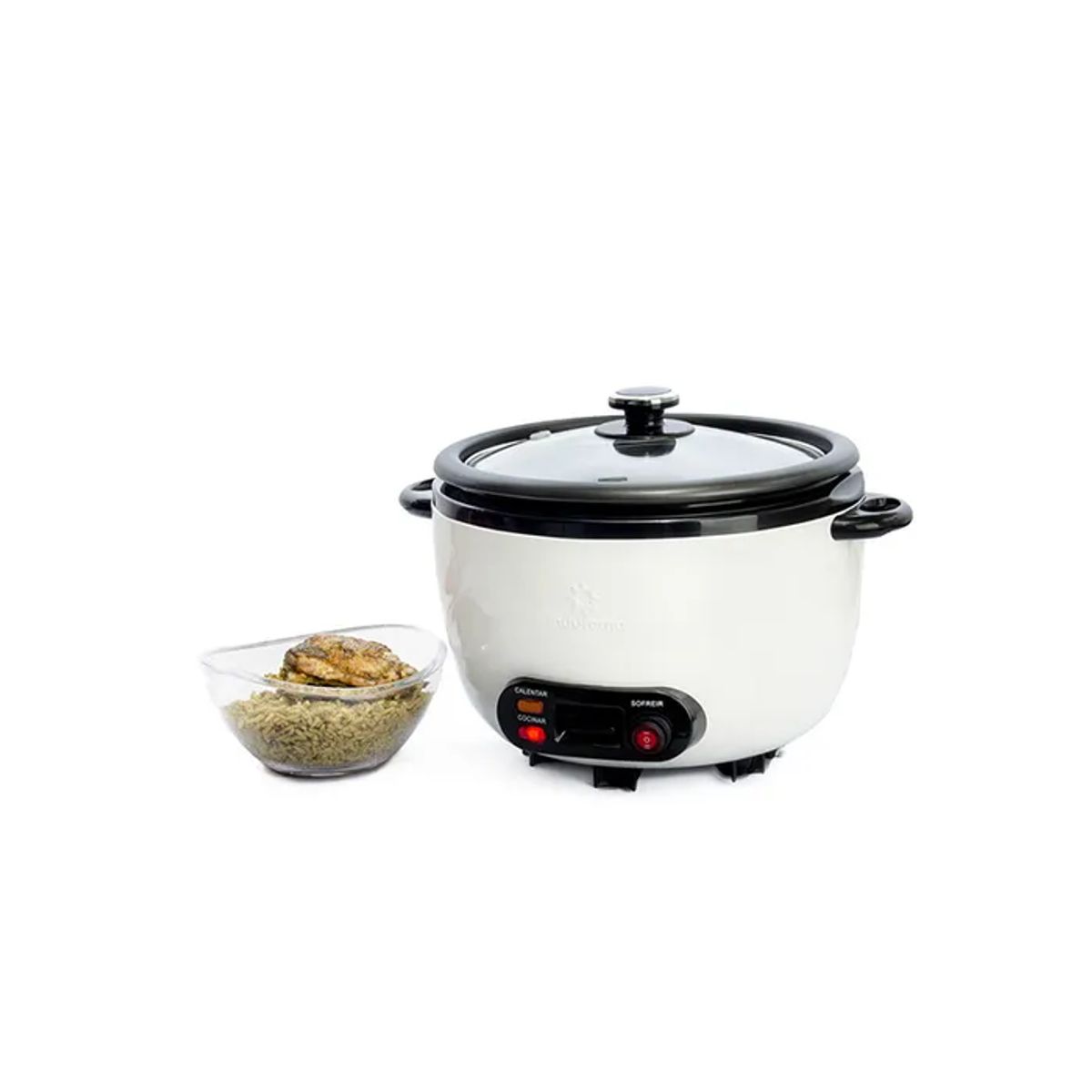 INDURAMA - Olla Arrocera 1.8 litros Blanco Indurama OAI-BL18