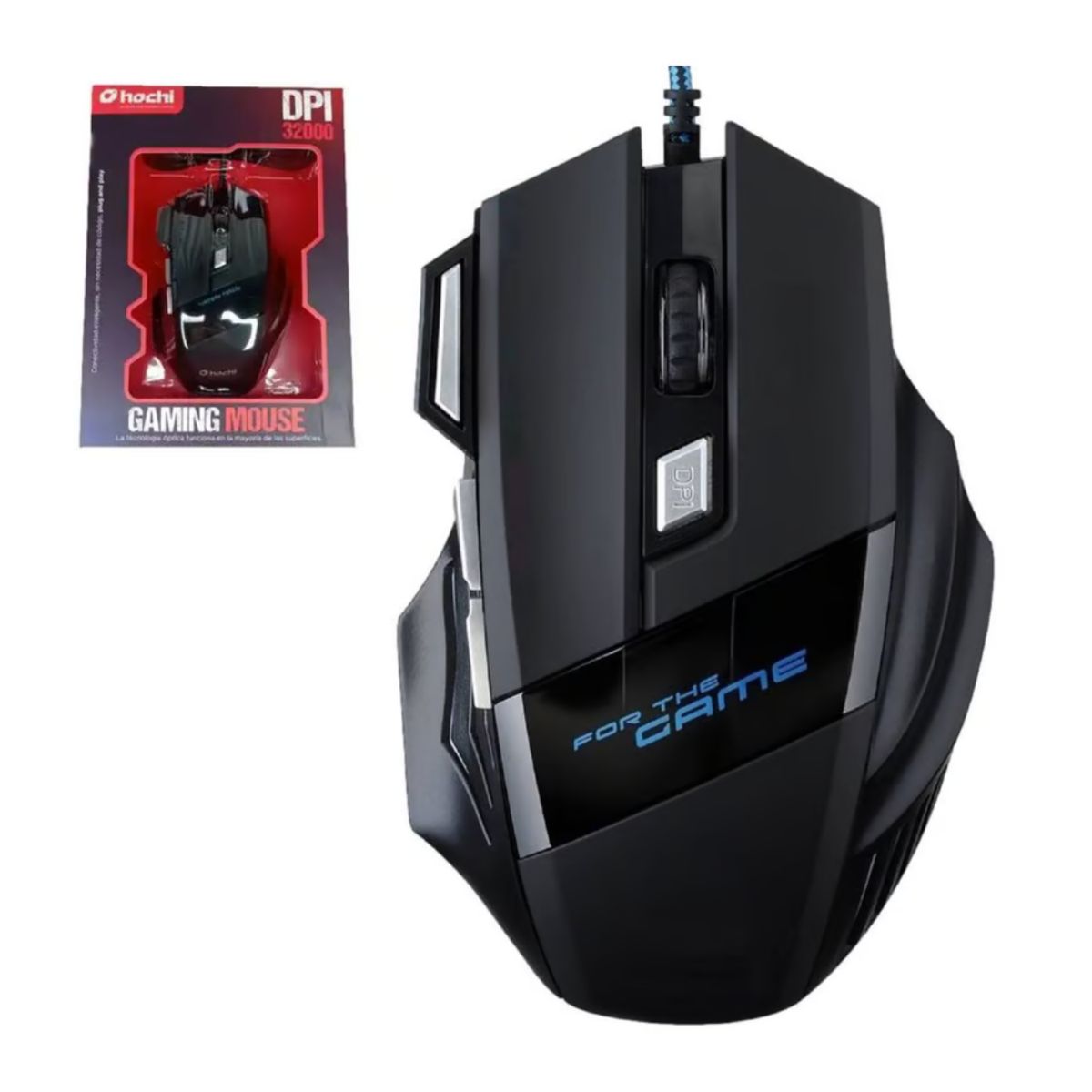 GENERICO - MOUSE GAMER RGB NEGRO DPI 32000