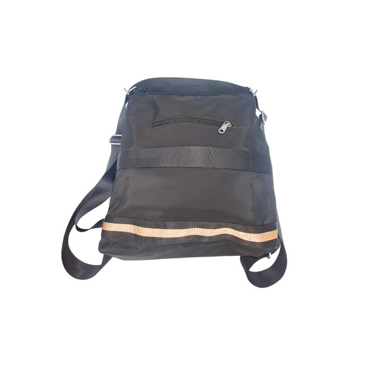 GENERICO - Bolso Mochila Cruzado Negro