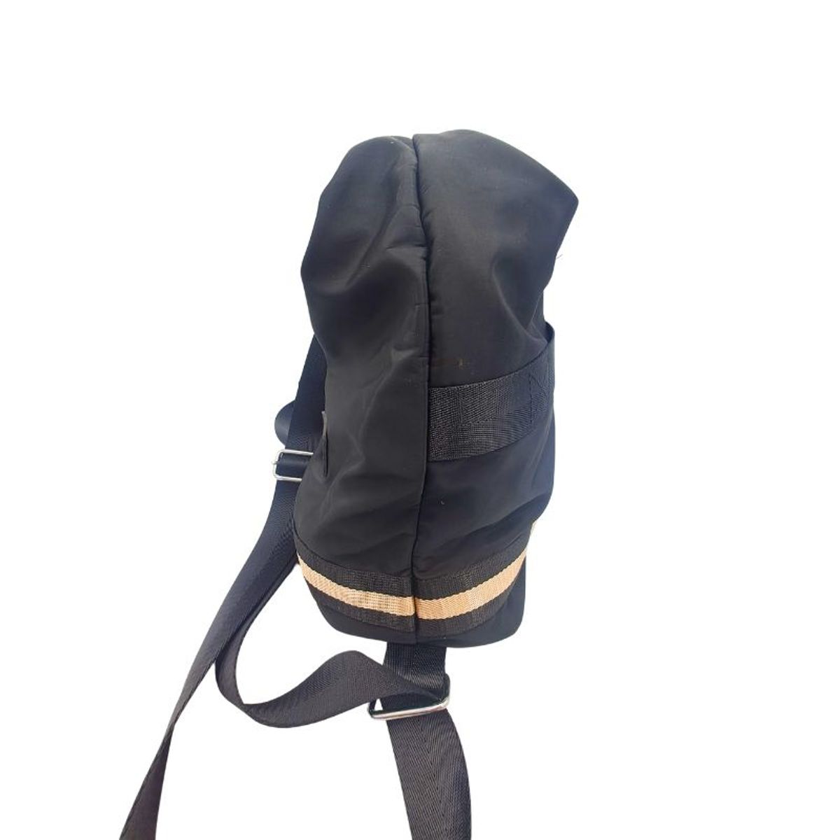 GENERICO - Bolso Mochila Cruzado Negro