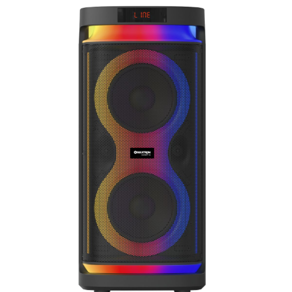 MAXTRON - Parlante Torre INFINITY 6 MX613d  USB DSP BT TWS RGB LI-BAT Maxtron