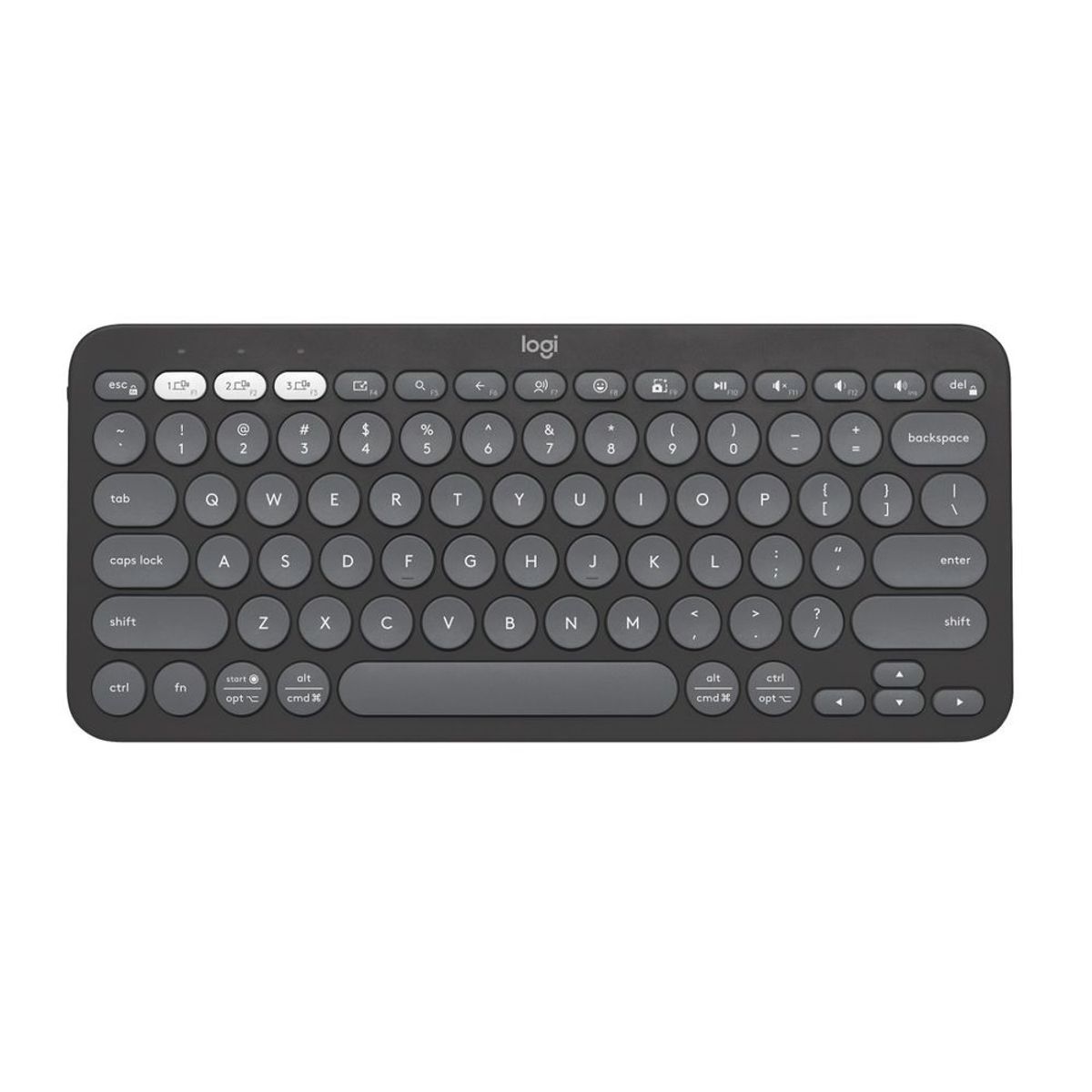 LOGITECH - Teclado Logitech Bluetooth Pebble Keys 2 K380s Nuevo Grafito