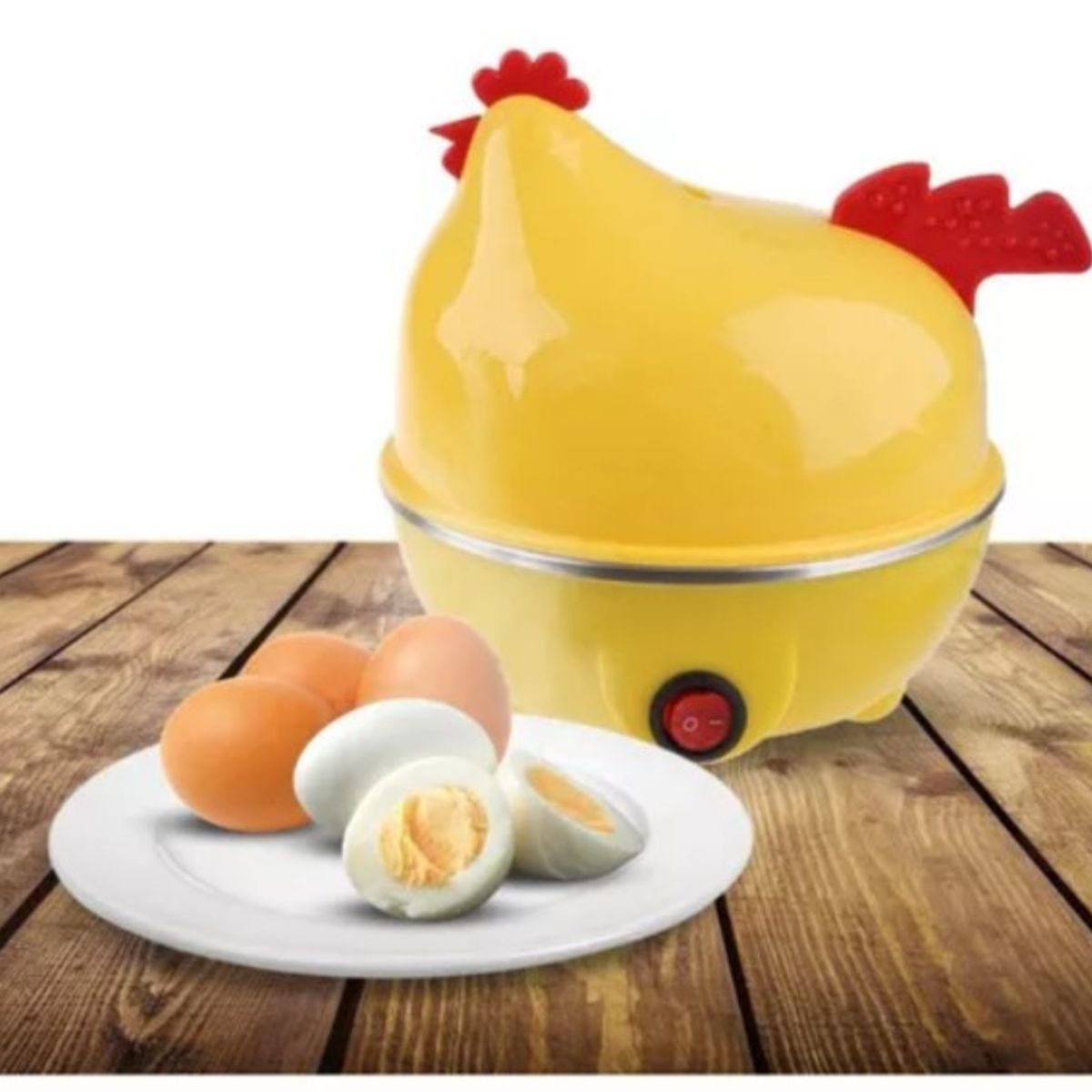GENERICO - Jarra eléctrica Egg Cooker  Amarillo