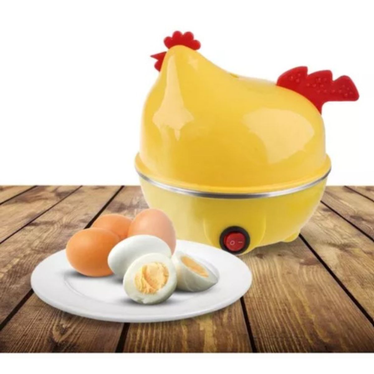 GENERICO - Jarra eléctrica Egg Cooker  Amarillo