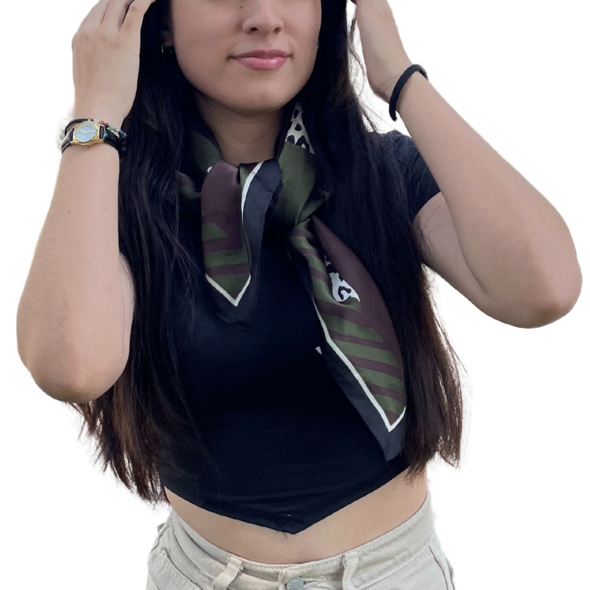 KAST PE - Pañoleta Bandana Pañuelo Sahara de 70x70cm