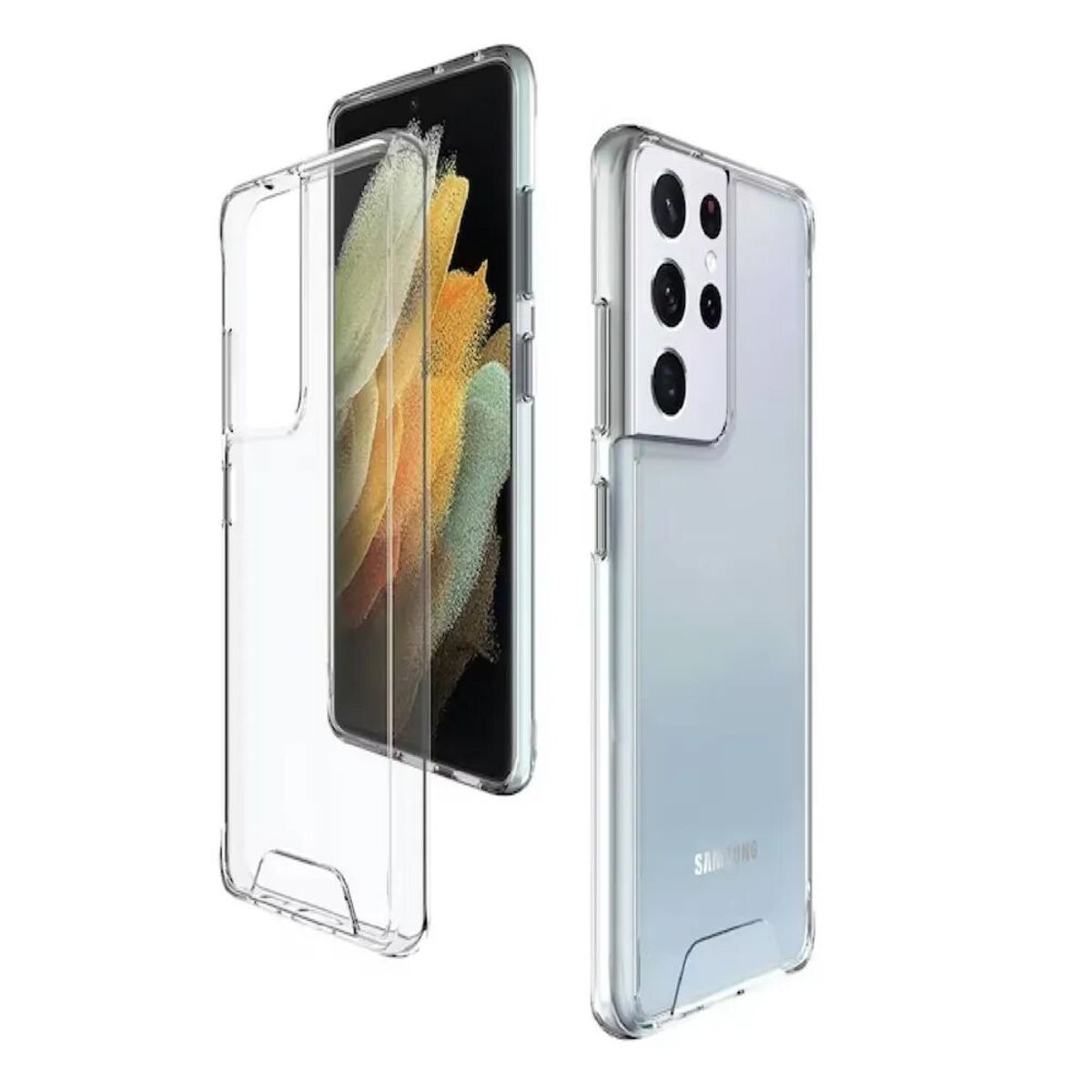 SPACE - Case Space Para Samsung S21 Ultra -Transparente