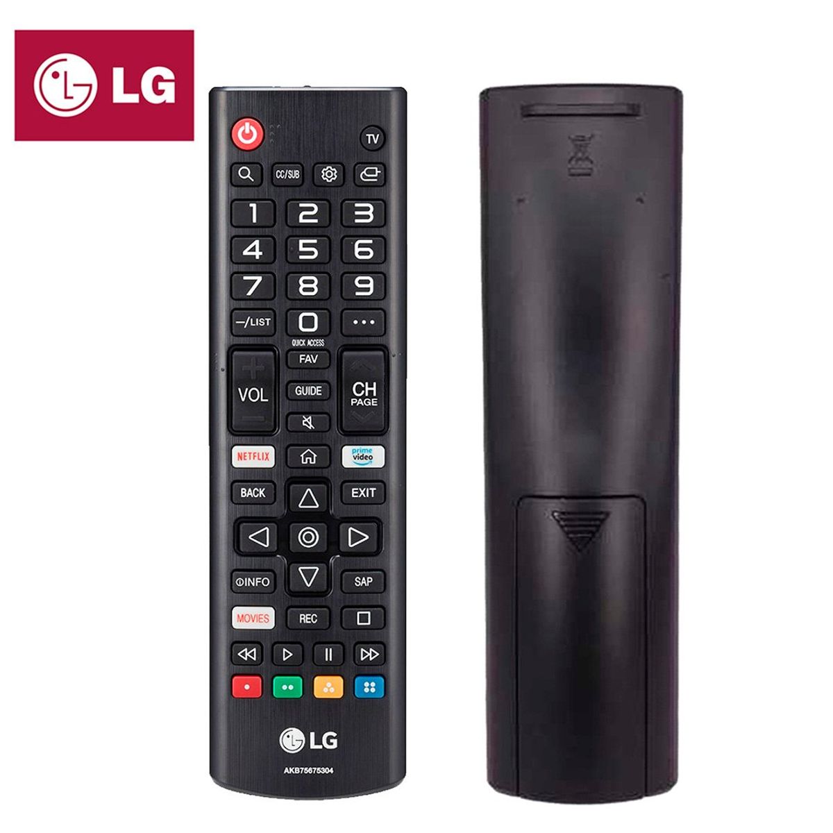 LG - Control Remoto Original LG Akb75675304 para todo Smart Tv