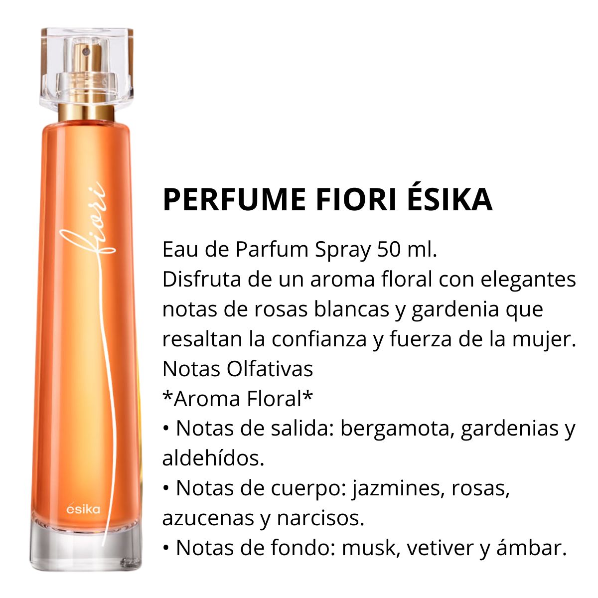 ESIKA - Perfume FIORI ésika spray 50 ml nuevo stock