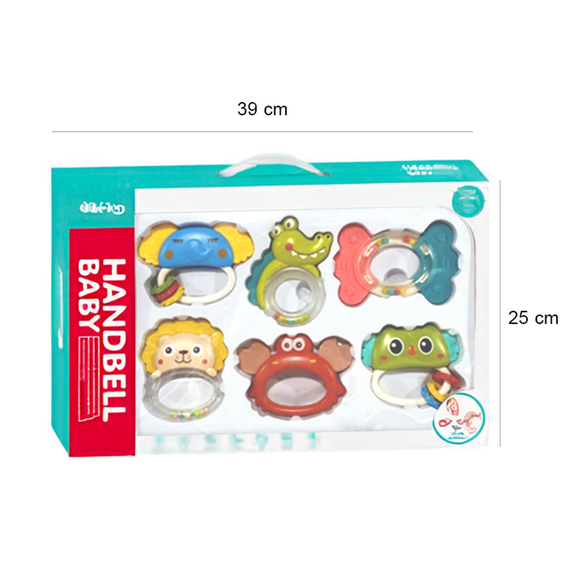 BIBI - Set de Mordedor Sonajeros x 6 Piezas