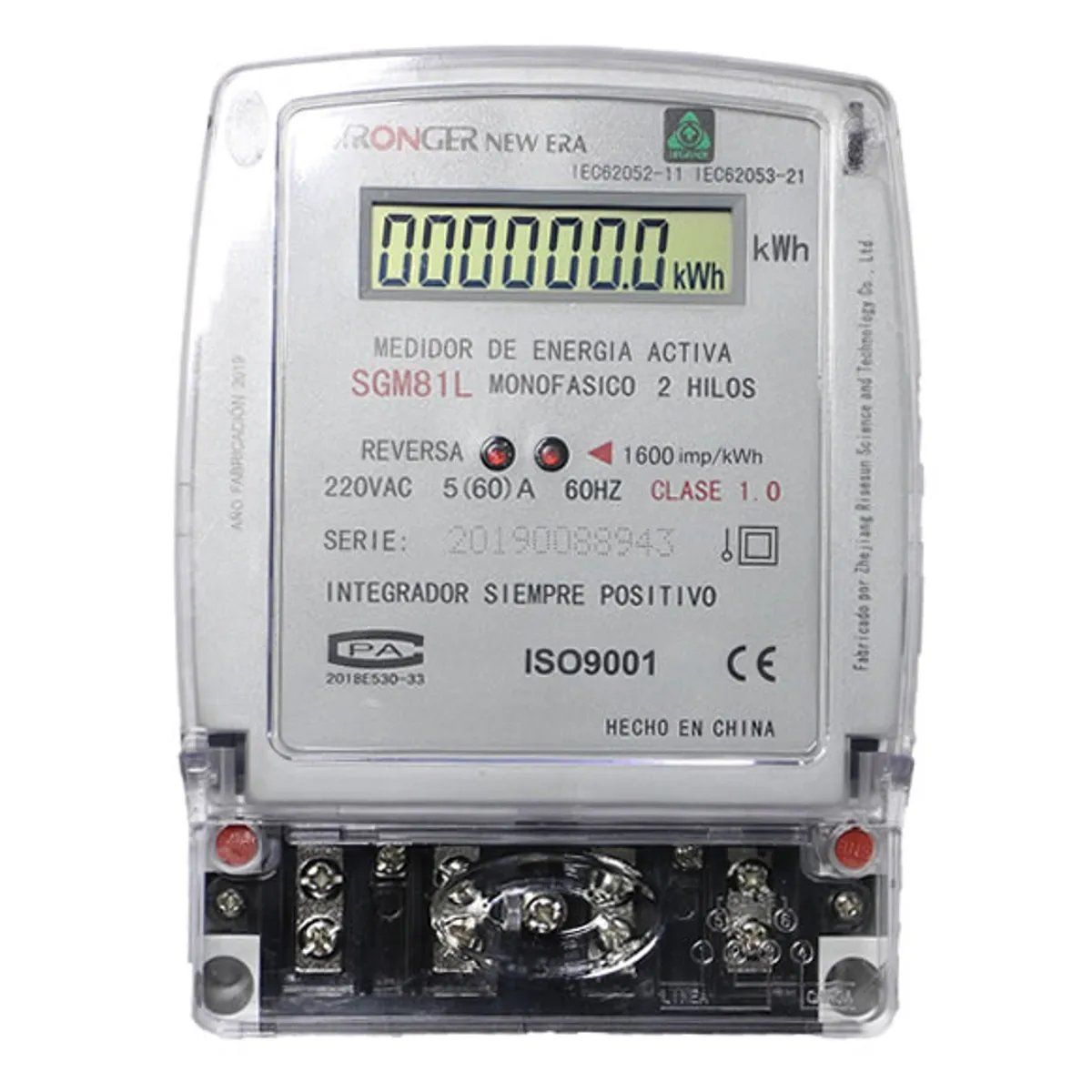 GENERICO - MEDIDOR DE CORRIENTE MONOFASICO DIGITAL