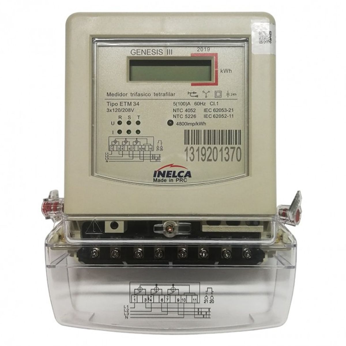 GENERICO - MEDIDOR DE CORRIENTE MONOFASICO DIGITAL