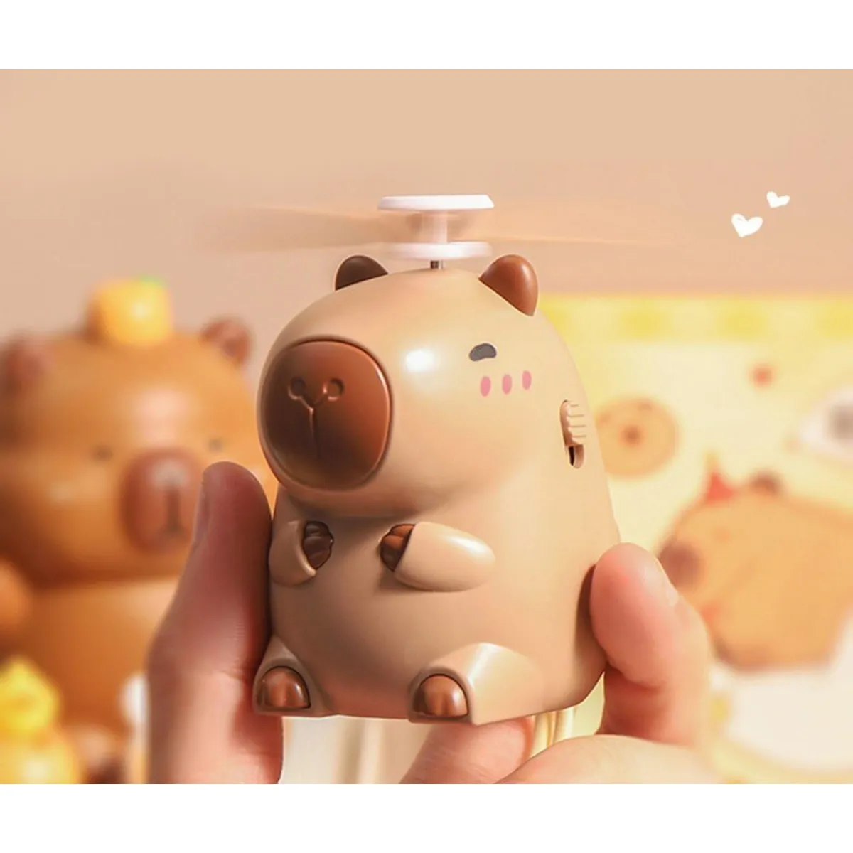 GENERICO - mini ventilador recargable CAPIBARA