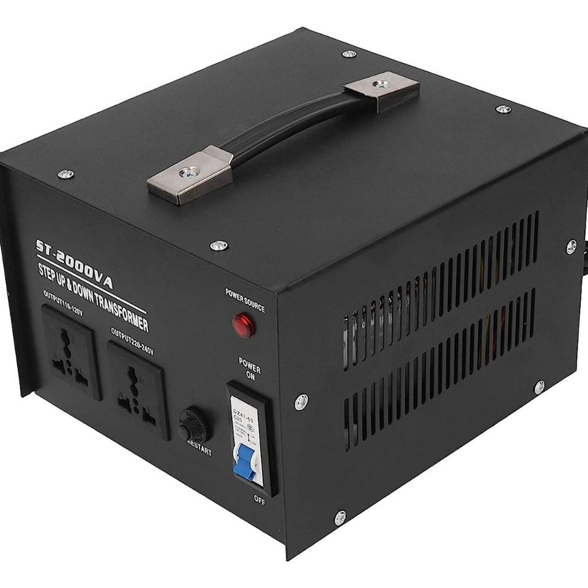 QUICK - Transformador Voltaje 110v - 220v De 2000 Watts