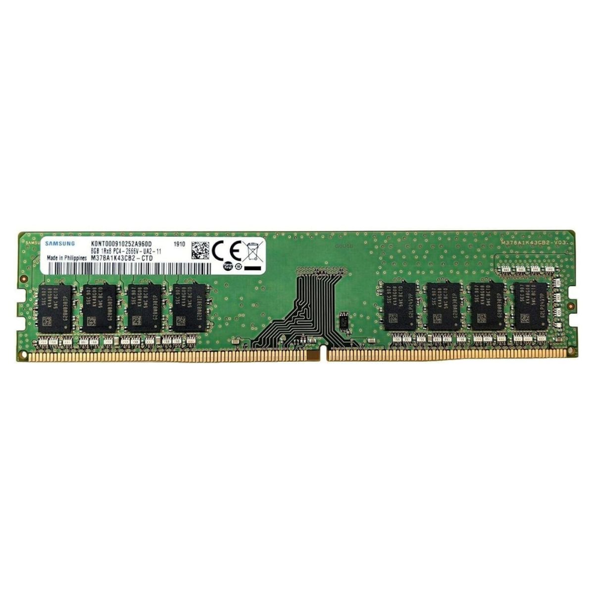 SAMSUNG - Memoria Ram Samsung 8GB.  1Rx8. PC4-2666V