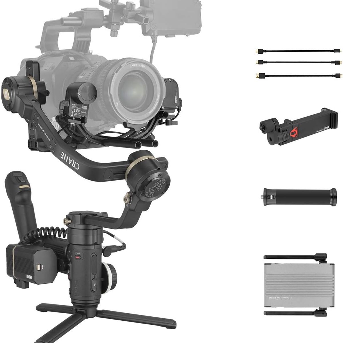 ZHIYUN - ZHIYUN CRANE 3S PRO - Soprota 6 Kg - Gimbal Estabilizador de cámaras