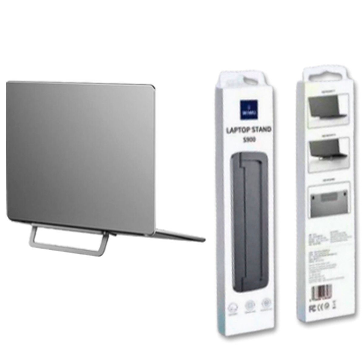 WIWU - Soporte Ajustable De Aluminio Para Laptop WIWU S900 Gris