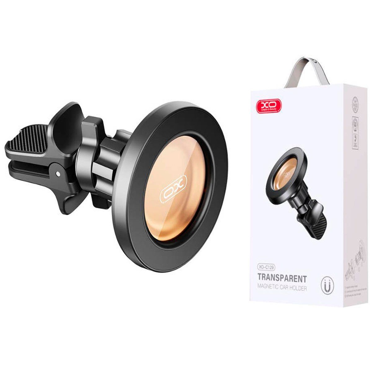 XO - Soporte XO C129 Con Anillo Magnético Para Android Iphone