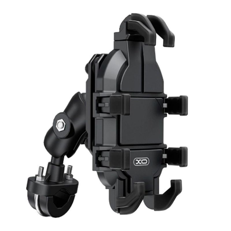 XO - Soporte Celular Moto XO-C149 Con Absorcion De Impactos Negro