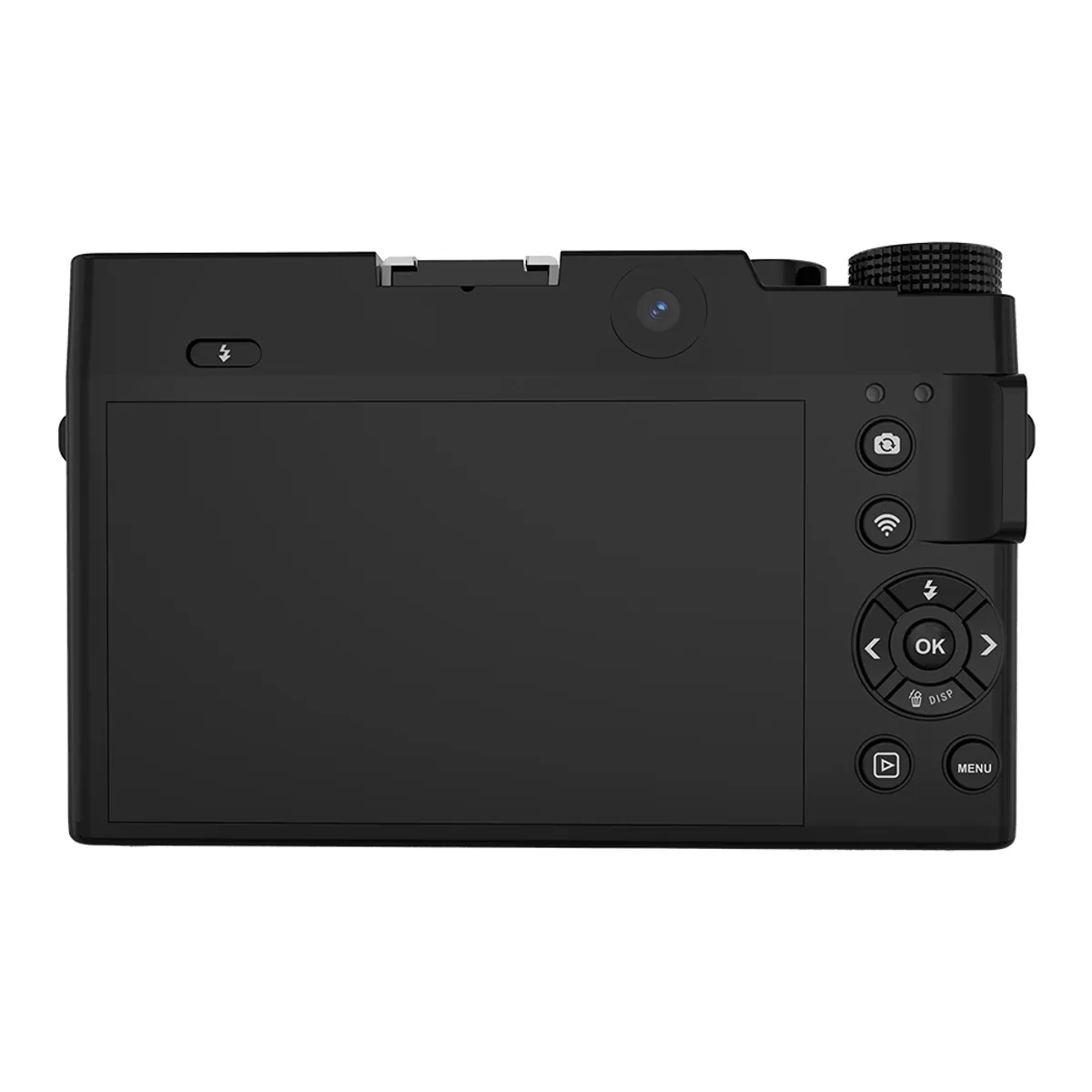 RENVMEXY - Cámaras Digitales 4K 75MP WiFi Negra 64GB-Zoom digital 18X Webcam