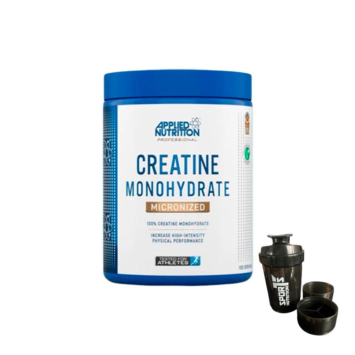 APPLIED NUTRITION - Creatina Monohidratada Micro Applied Nutrition 500gr + SmartShaker