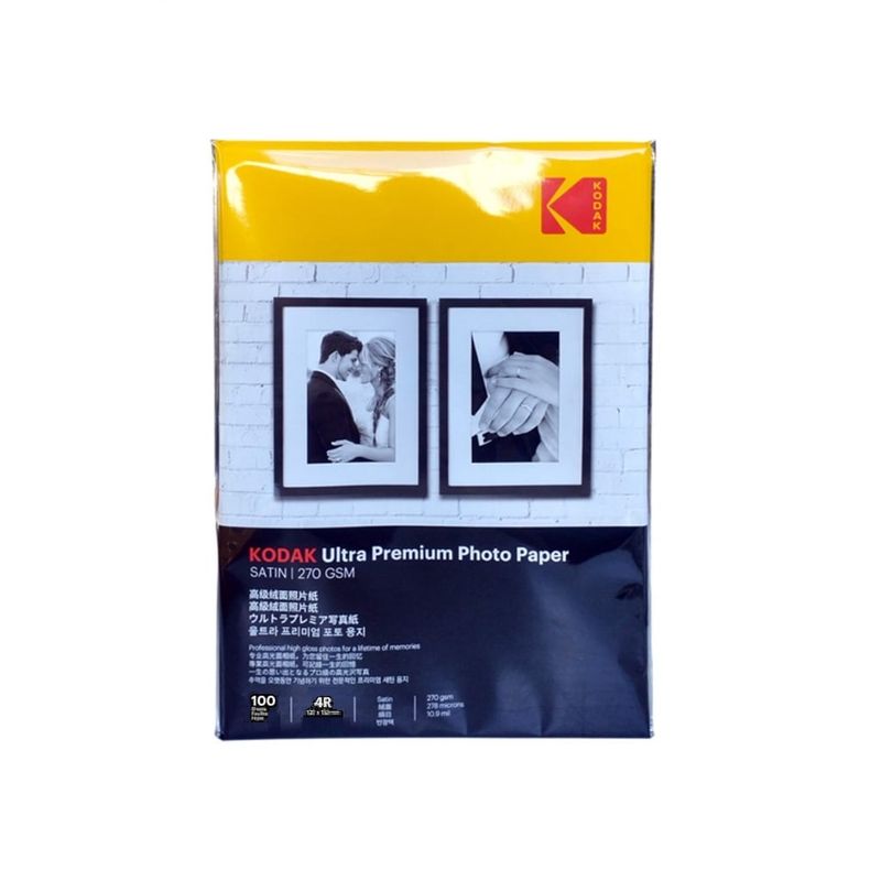 KODAK - Kodak Papel Fotográfico Ultra Premium 270gsm Satin 10x15cm