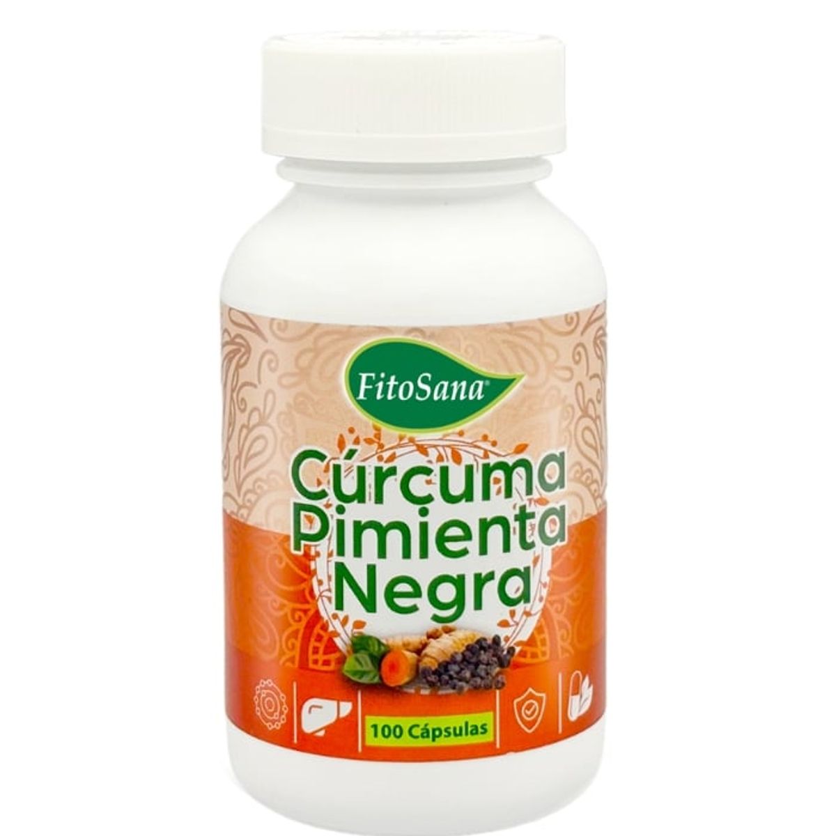 FITOSANA - CURCUMA CON PIMIENTA NEGRA FITOSANA - FRASCO 100U