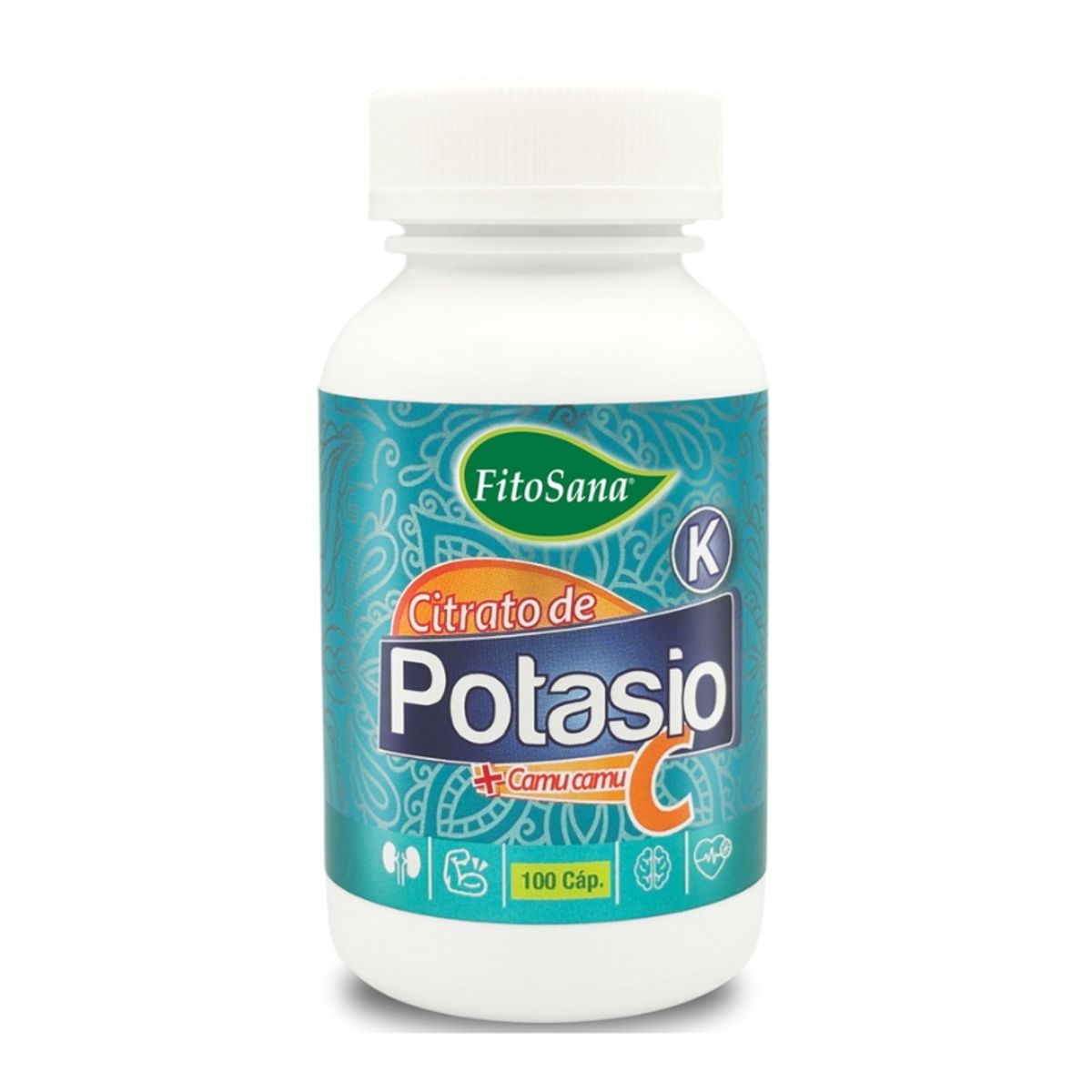 FITOSANA - CITRATO DE POTASIO + CAMU CAMU FITOSANA - FRASCO 100U