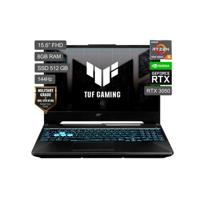 ASUS TUF A15 FA506N FHD 144Hz, AMD Ryzen 7535HS, 8GB