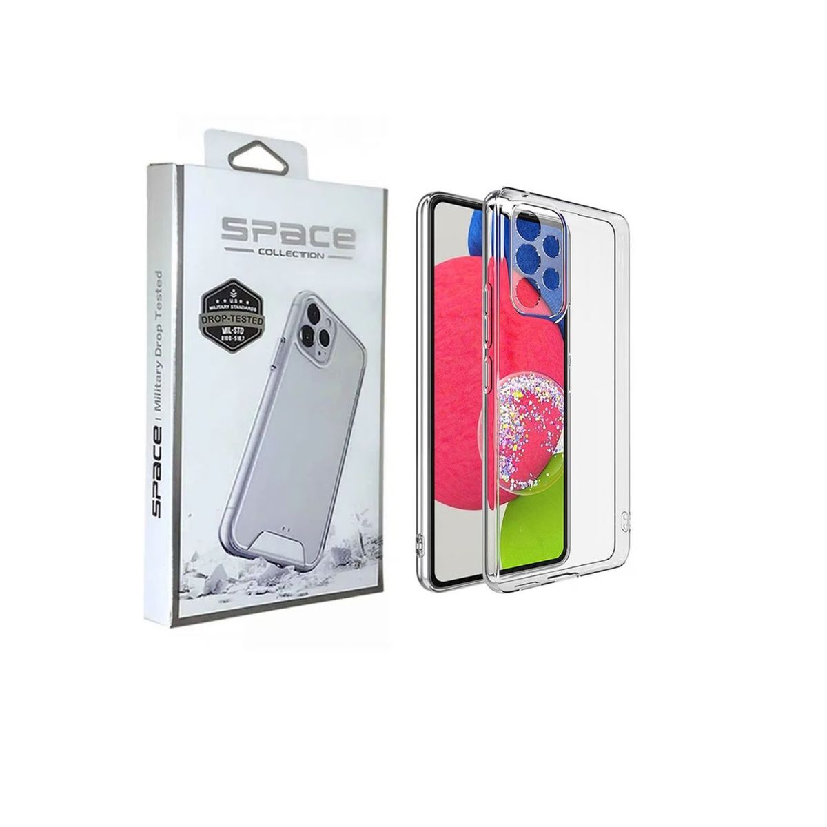 SPACE - CASE SPACE TRASPARENTE PARA SAMSUNG A52 - A52S