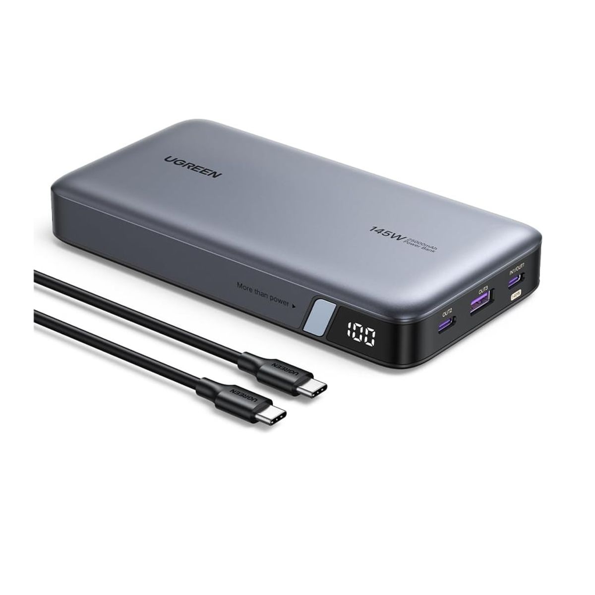 UGREEN - UGREEN Power Bank  Cargador portátil para portátil de 25,000 mAh 145 W