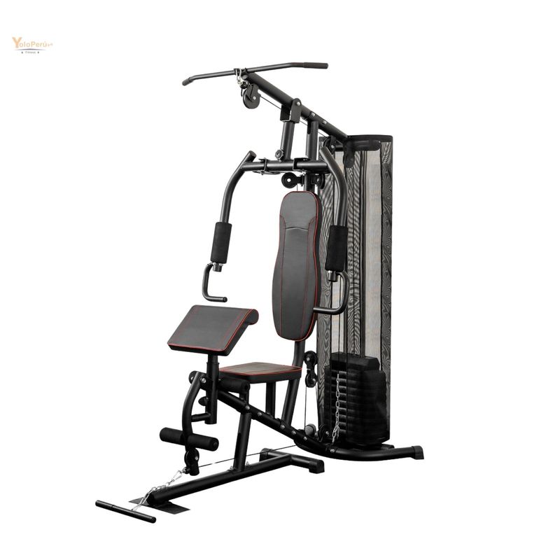 GENERICO - MINI GYM H7080A 4 PIEZAS COLOR NEGRO