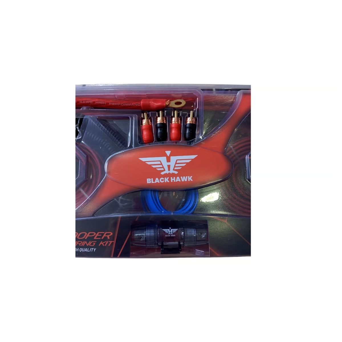 GENERICO - Kit De Cable Para Amplificador Calibre 4 - 100% Cobre