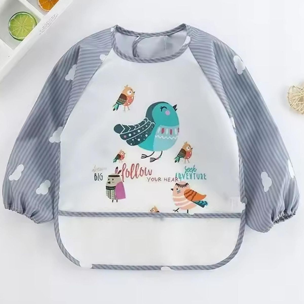 GENERICO - Mandil Babero para bebe D25-02