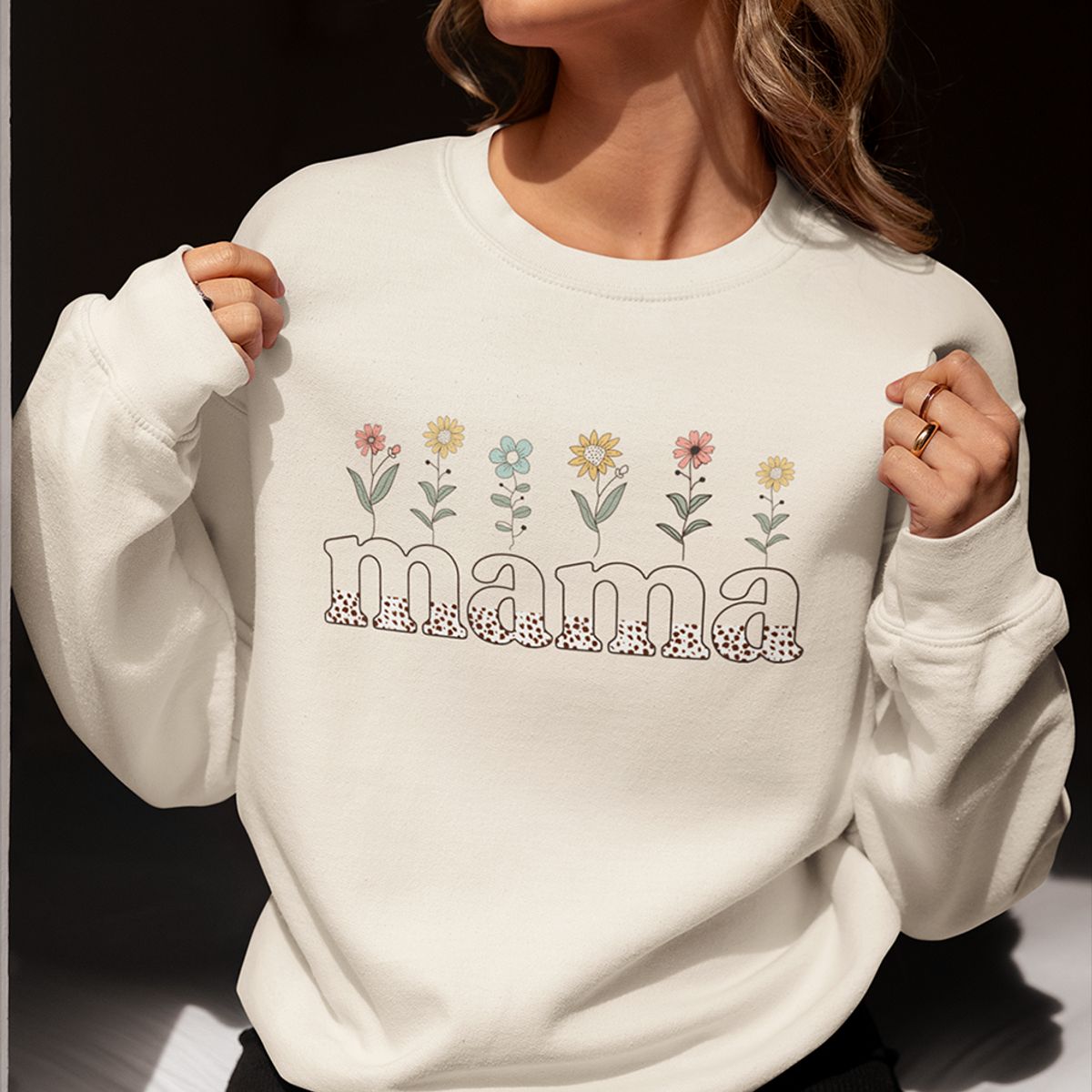 GENERICO - POLERA CUELLO REDONDO DE ALGODON-MAMA MOD03