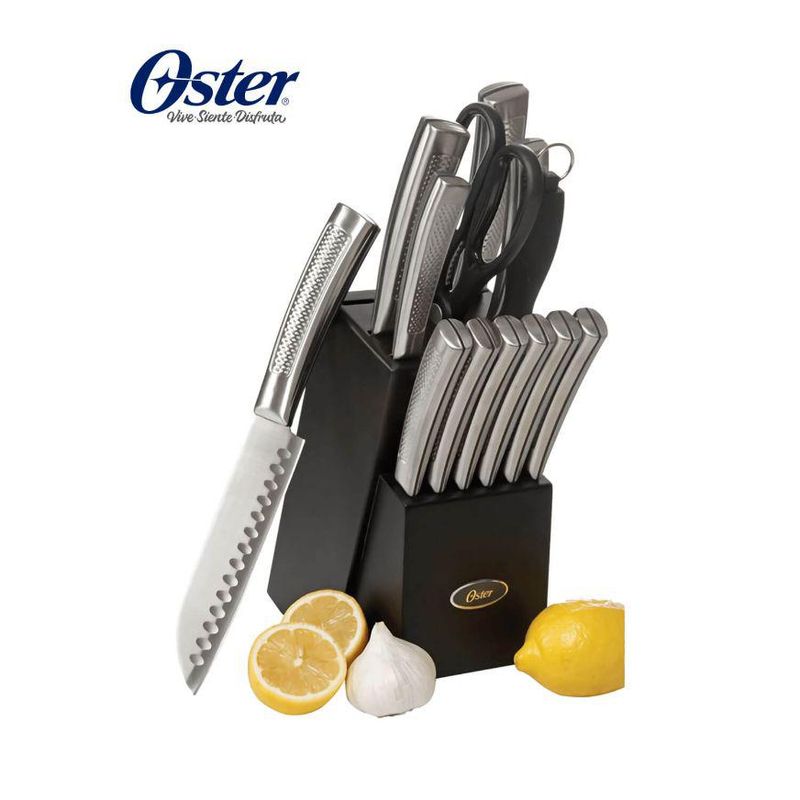 OSTER - Juego De Cuchillos Oster Wellisford 14 Piezas Acero Inoxidable