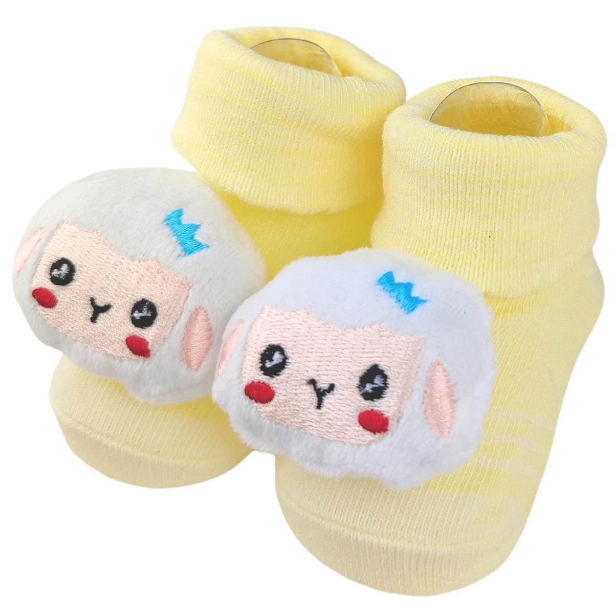GENERICO - Medias Sonajeras - Oveja 2 - Amarillo
