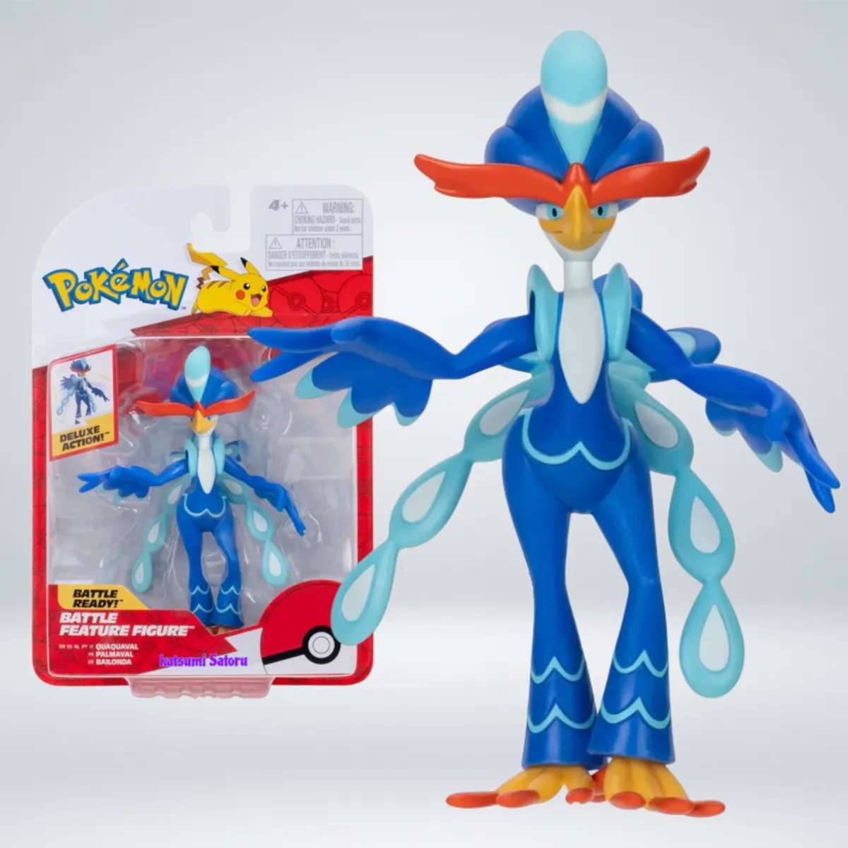 POKEMON - FIGURAS POKEMON BATTLE QUAQUAVAL