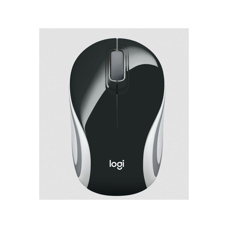 LOGITECH - Mouse Logitech M187 Mini Wireless Refresh Black