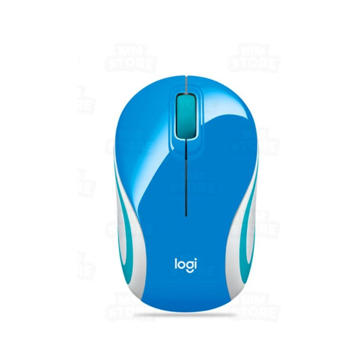 LOGITECH - Mouse Logitech M187 Mini Wireless Refresh Blue