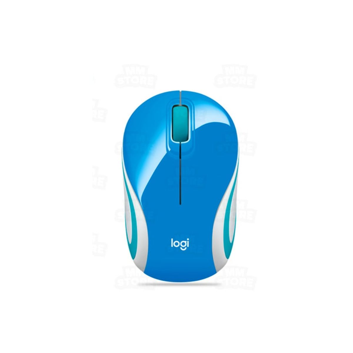 LOGITECH - Mouse Logitech M187 Mini Wireless Refresh Blue
