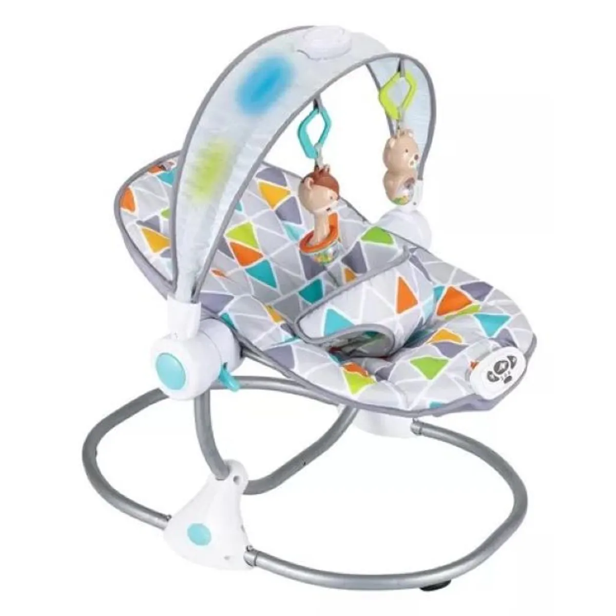 IDEAL - MECEDORA PARA BEBÉS MUSICAL Y VIBRADOR CON LUCES LED