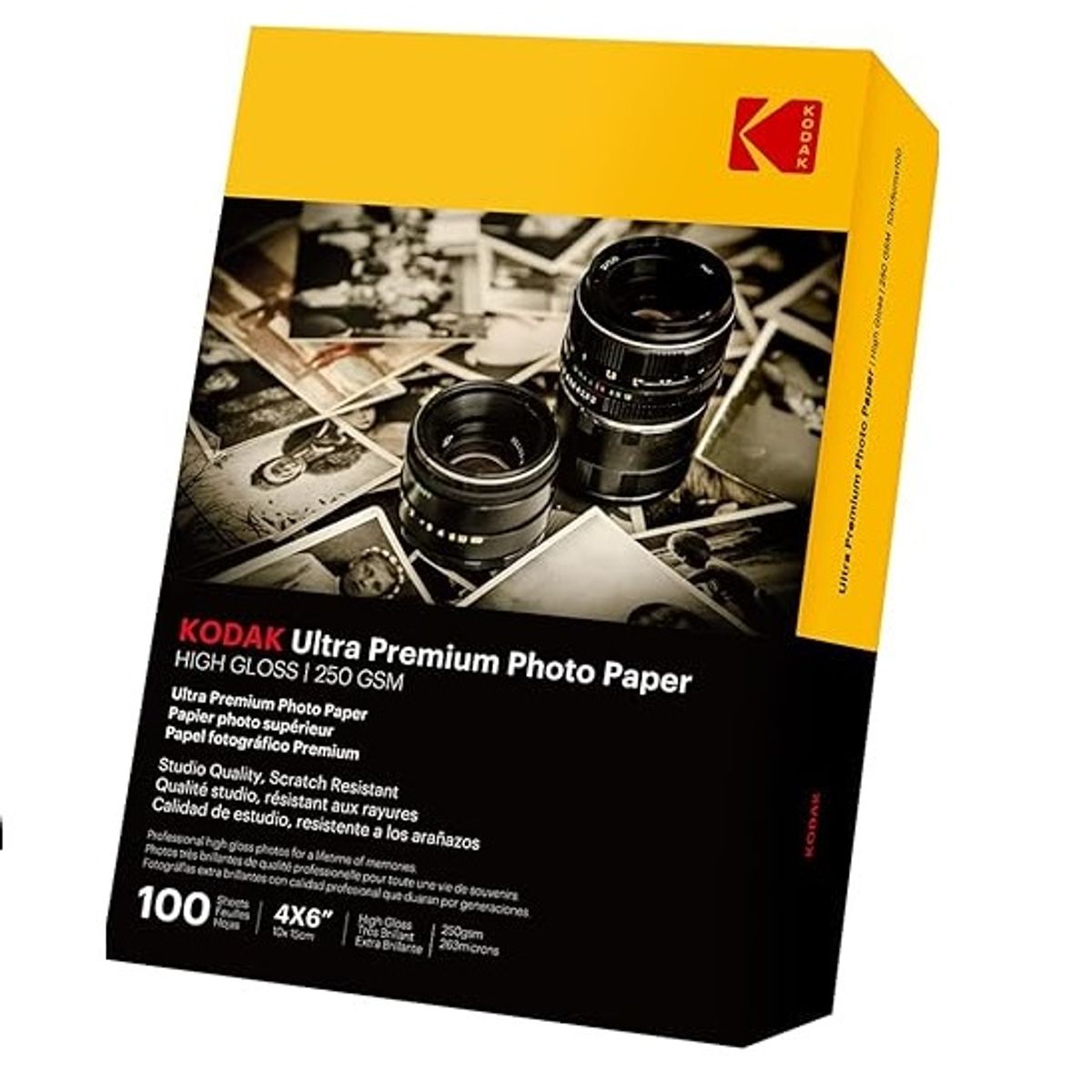 KODAK - Kodak Papel Fotográfico Ultra Premium 250Gsm High Gloss 4R x100