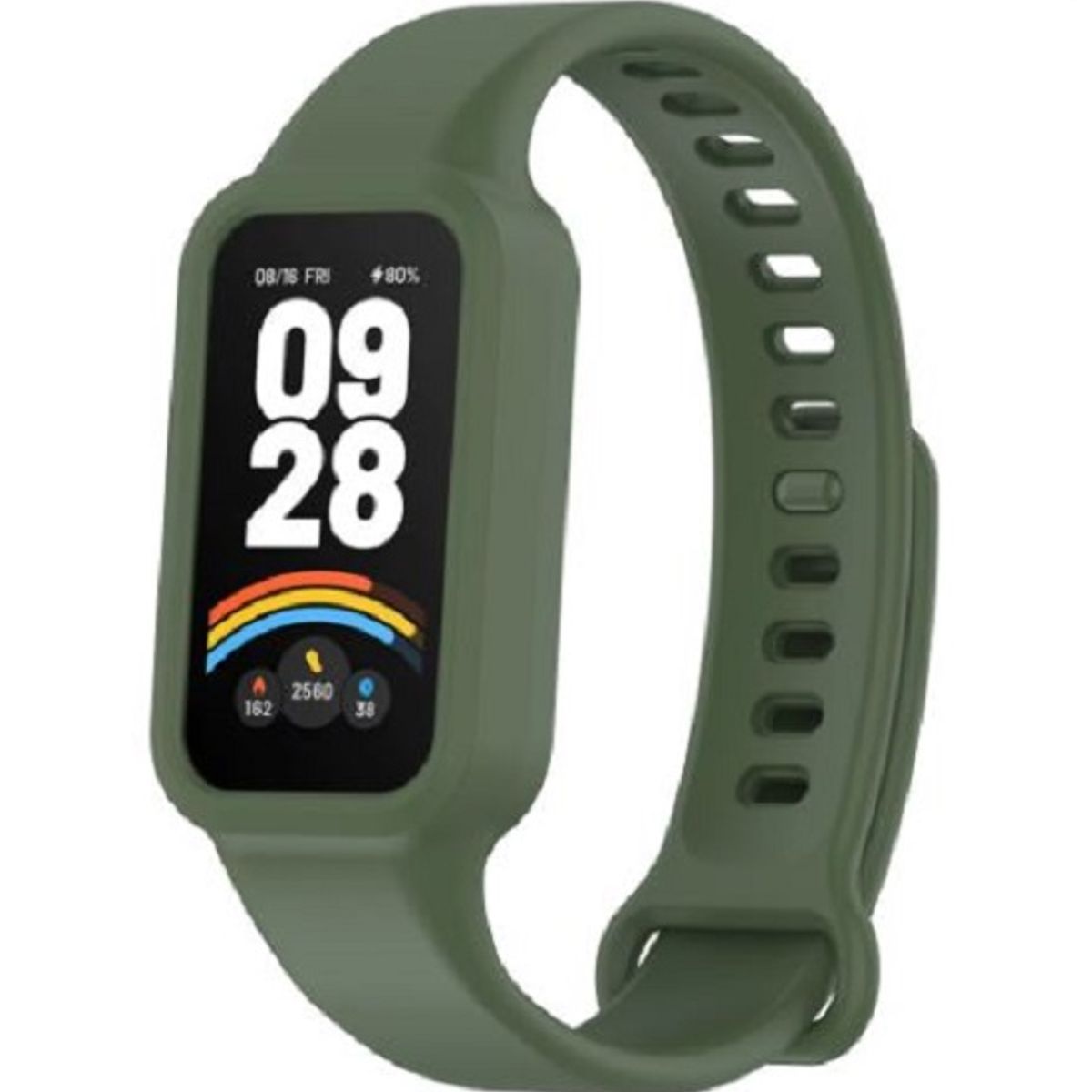 GENERICO - Correa Silicona compatible Mi Smart Xiaomi Band 3, 9 Active