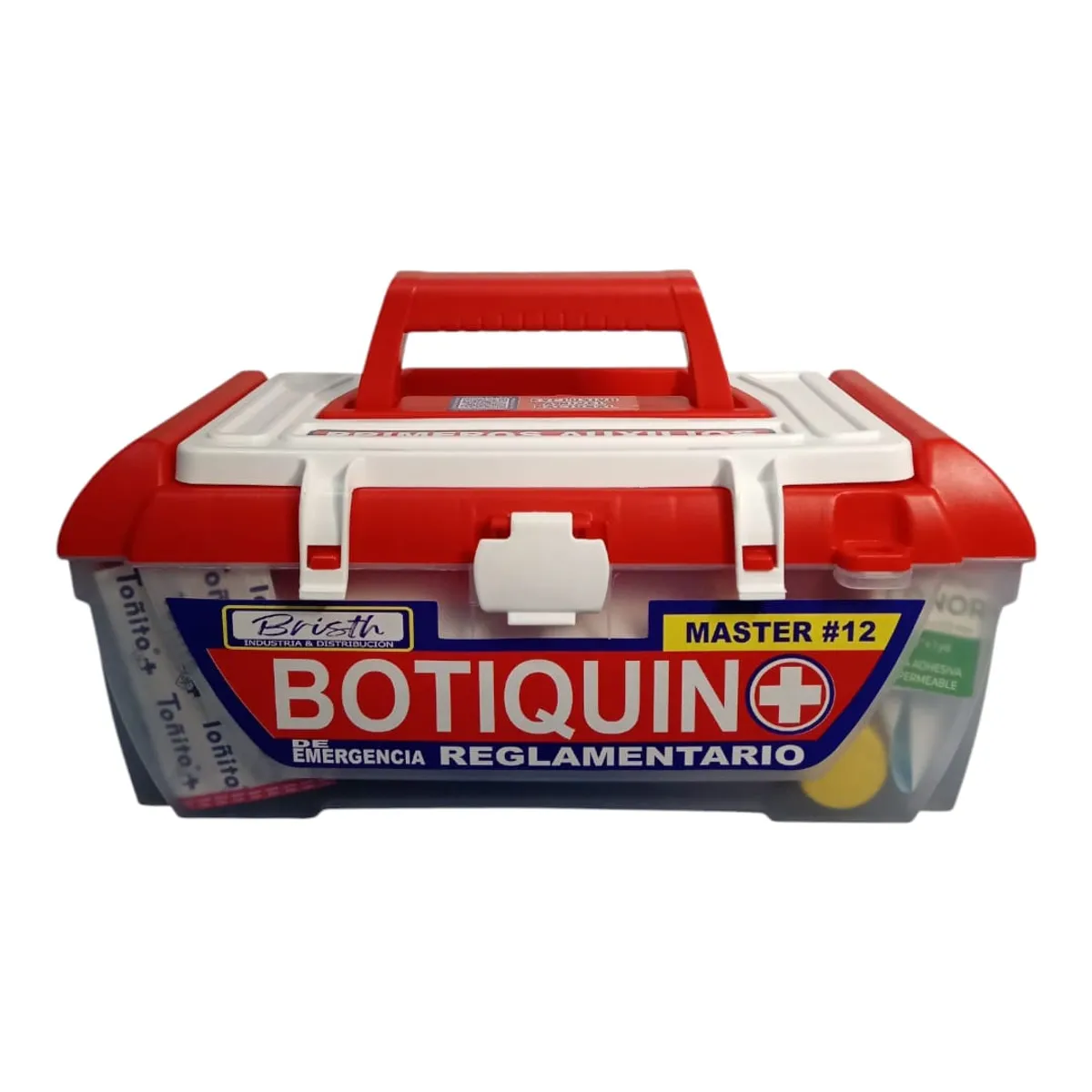 GENERICO - Botiquín de Emergencia Master 12 Primeros Auxilios